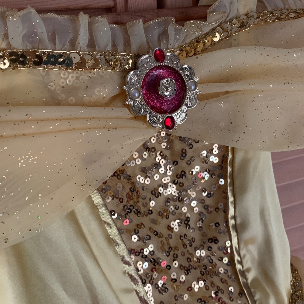 Disney Belle Yellow Dress with Gold Trim - Picture 2 of 5
